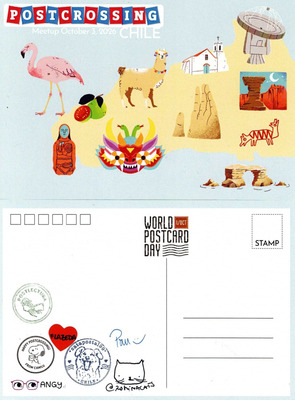 Postcards available to swap